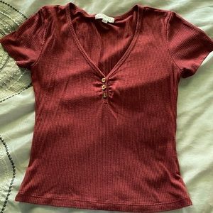 Maroon shirt